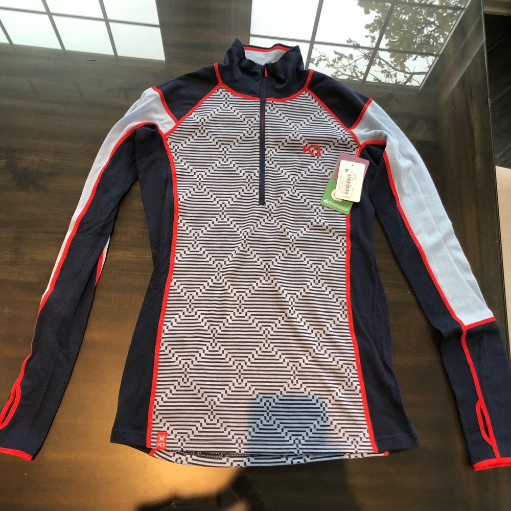 Kari Traa NEW with tags zip pullover M ladies